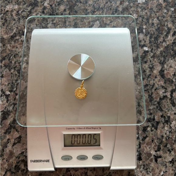 14K YELLOW GOLD CHERUB "GUARDIAN ANGEL" PENDANT - Picture 6 of 7